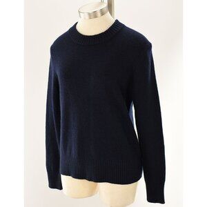Patagonia Womens Navy Blue Nena Recycled Wool Crew Neck Sweater Small